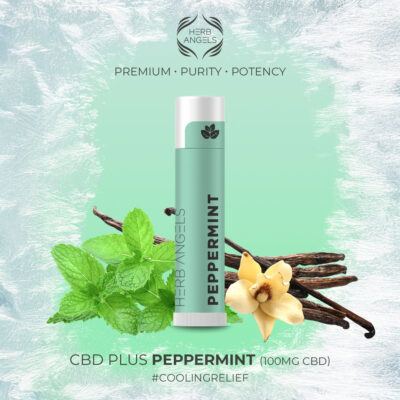 CBD PLUS Peppermint - Infused Lip Balm (100mg Full Spectrum CBD)